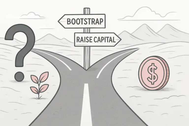 bootstrap vs raising capital